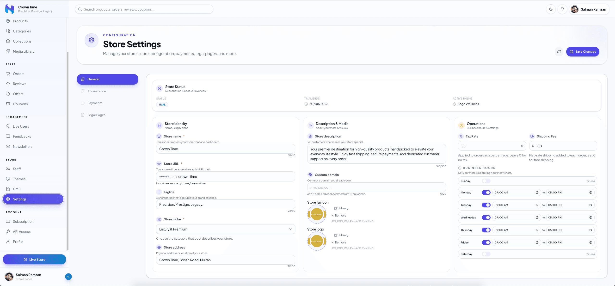 Settings that respect your workflow